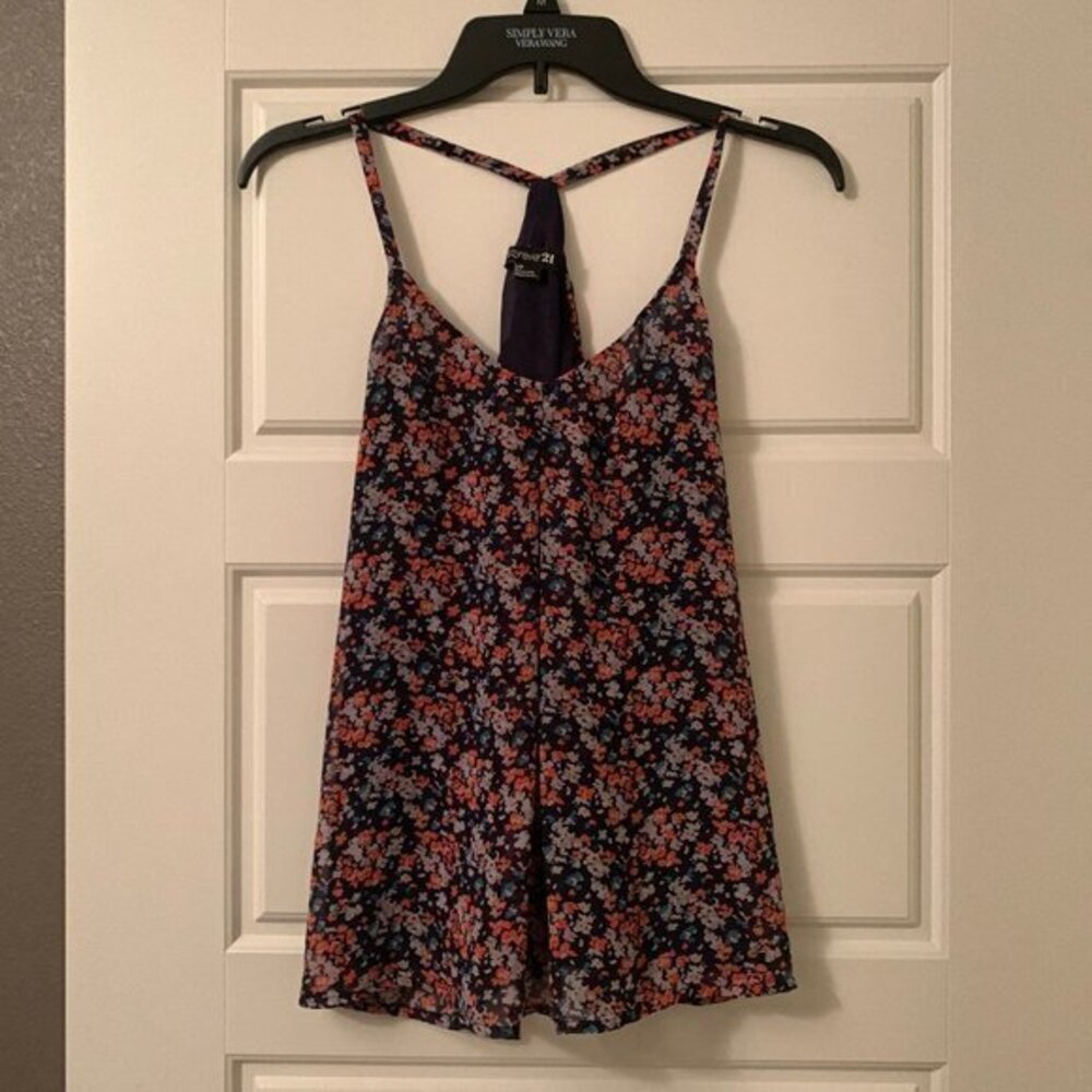 Forever 21 Floral Halter Top